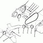 W918127 TRAIL BOSS 4X4 Clutch cover assembly  250 4x4