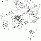 W918127 TRAIL BOSS 4X4 Engine & muffler mtg. 250 4x4