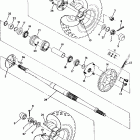 W917539 TRAIL BOSS 350L 2X4 Rear wheel drive assembly 350 2x4