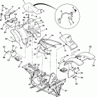 W917539 TRAIL BOSS 350L 2X4 Body assembly    350 2x4