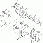 W918127 TRAIL BOSS 4X4 Front brake assembly  250 4x4