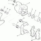 W917539 TRAIL BOSS 350L 2X4 Front brake assembly 350 2x4