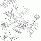 W918139 TRAIL BOSS 350L 4X4 Frame asm. w / racks 350 4x4