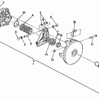 W917527 TRAIL BOSS 2X4 Drive clutch assembly  250 2x4