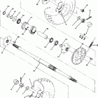 W918127 TRAIL BOSS 4X4 Rear wheel drive assembly 250 4x4