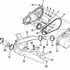 W918139 TRAIL BOSS 350L 4X4 Clutch cover assembly 360 4x4
