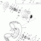W918139 TRAIL BOSS 350L 4X4 Front wheel assembly 350 4x4