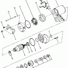 W917221 TRAIL BLAZER Starting motor assembly  trail blazer