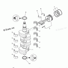 F90TXR Crankshaft Piston