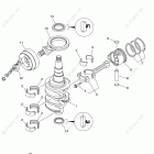 F25LEA Crankshaft Piston