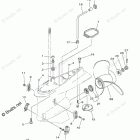 F225TLR Lower Casing Drive 2