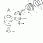 F2.5MSH Коленчатый вал и Поршень