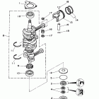 50TLR-2007 Коленчатый вал и Поршень