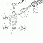 F20MSH-200/F15CMSH-20/F15CPLH-20/F15CELH-20/F15CESH-20/F15CMLH-2 Коленчатый вал и Поршень
