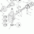 T25TLR Коленчатый вал и Поршень