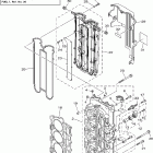 F150TXR-20/F150TLR-20/LF150TXR-2 Цилиндр и картер 2