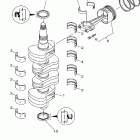 F75TLRD Коленчатый вал и Поршень