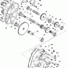 W907539 TRAIL BOSS 350L 2X4 Gearcase assembly 350 2x4