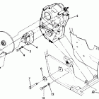 W907527 TRAIL BOSS 2X4 Right hand gearcase and brake mounting updated 5 / 90