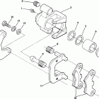 W907539 TRAIL BOSS 350L 2X4 Front brake assembly 350 2x4