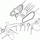 W907527 TRAIL BOSS 2X4 Clutch cover assembly