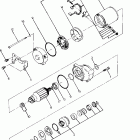 W907527 TRAIL BOSS 2X4 Starting motor assembly  updated 5 / 90