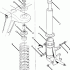 W908527 TRAIL BOSS 250 Strut assembly