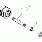 W908127 TRAIL BOSS 4X4 Details-front drive assembly front tightener assembly