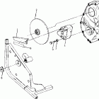 W908527 TRAIL BOSS 250 Right hand gearcase and brake mounting