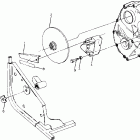 W897527 TRAIL BOSS 2X4 Right hand gearcase and brake mounting