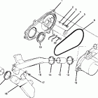 W897527 TRAIL BOSS 2X4 Clutch cover assembly