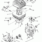 W898127 TRAIL BOSS 4X4 Crankcase and cylinder assembly