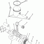 W897527 TRAIL BOSS 2X4 Коленчатый вал и поршни