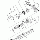 W898127 TRAIL BOSS 4X4 Starting motor assembly