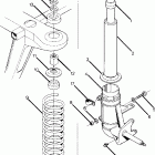 W898527 TRAIL BOSS Strut assembly