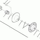 W897527 TRAIL BOSS 2X4 Driven clutch assembly