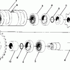 W898127 TRAIL BOSS 4X4 Details-front drive assembly center tightener assembly-p...