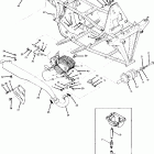 W897527 TRAIL BOSS 2X4 Engine and muffler mounting