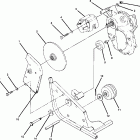 X888528 TRAIL BOSS 250 Right hand gearcase and brake mounting