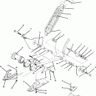 W888528 TRAIL BOSS 250 R/ES Swing arm weldment and rear shock  assembly