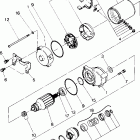 W888528 TRAIL BOSS 250 R/ES Starting motor assembly