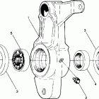 W888127 TRAIL BOSS 4X4 Front tightener assembly, l.h.