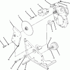 W888528 TRAIL BOSS 250 R/ES Right hand gearcase and brake mounting