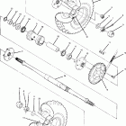 W888528 TRAIL BOSS 250 R/ES Rear wheel drive assembly