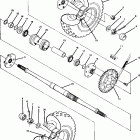 X888528 TRAIL BOSS 250 Rear wheel drive assembly