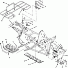 X888528 TRAIL BOSS 250 Frame assembly with racks