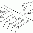 W888127 TRAIL BOSS 4X4 Tool kit assembly