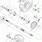 W888127 TRAIL BOSS 4X4 Rear wheel drive assembly