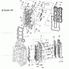 F225TUR Cylinder Crankcase 2
