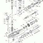 F250TXRD/F250TURD/LF250TURD/LF250TXRD Lower casing drive 3 left hand